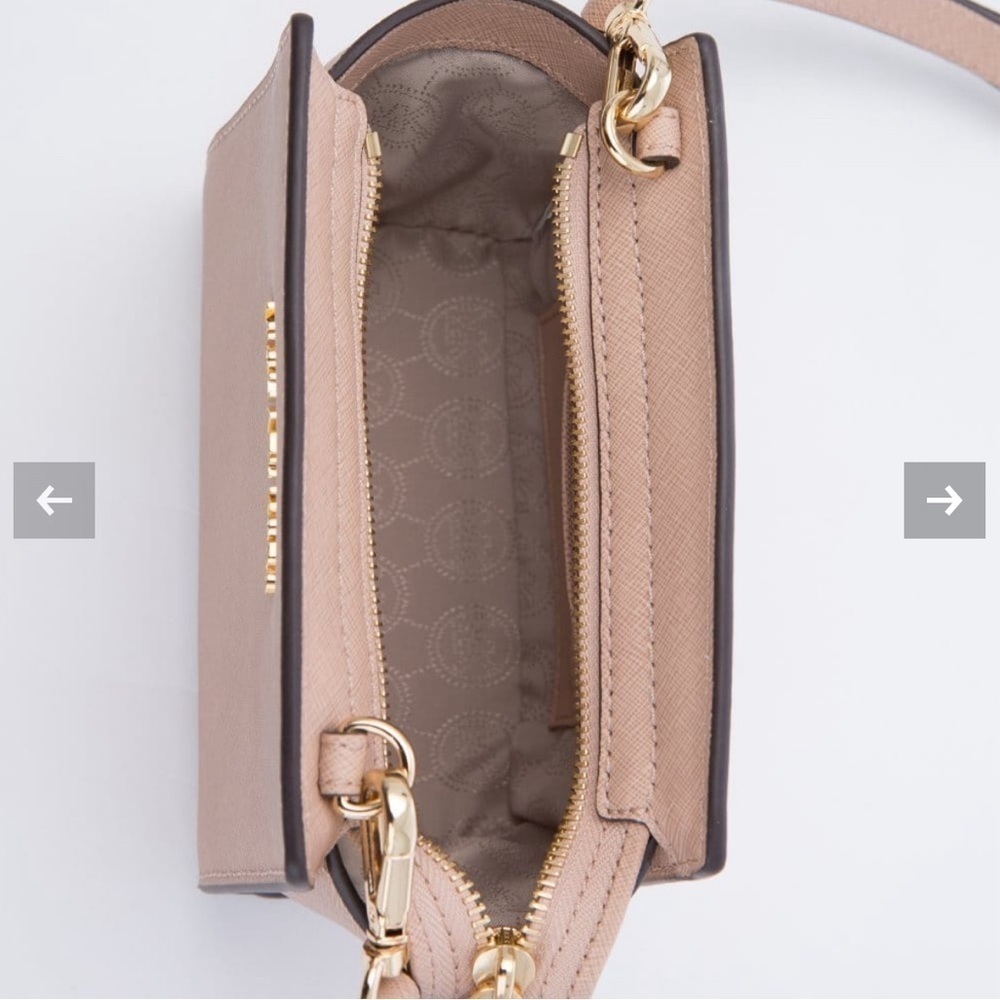 Michael Kors Selma Mini Crossbody Bag Saffiano Leather Blush Pink Chic Spring - Picture 6 of 16